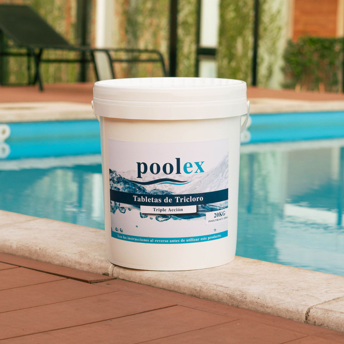 Poolex - Tricloro En Tableta Triple Acción - 20 kg