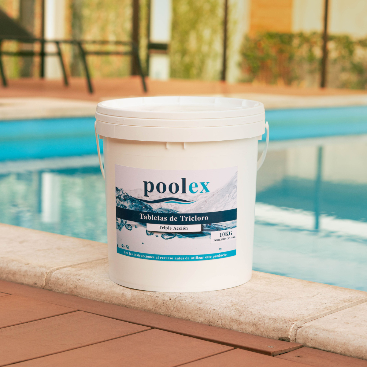 Poolex - Tricloro En Tableta Triple Acción - 10 kg