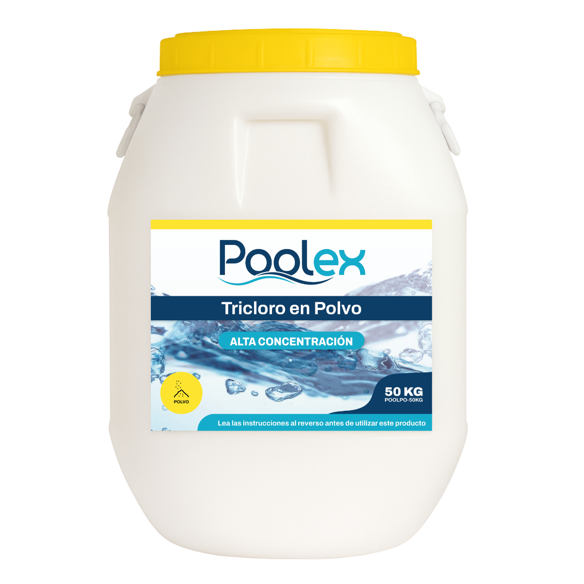 Poolex - Tricloro En Polvo - 50 kg