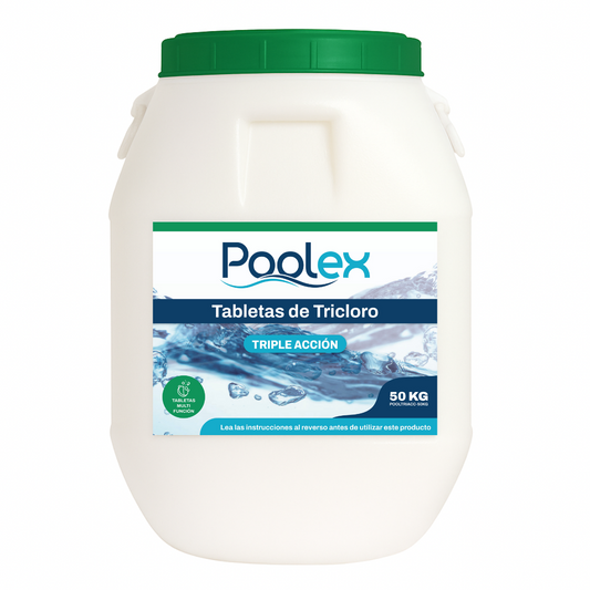 Poolex - Tricloro En Tableta Triple Acción - 50 kg