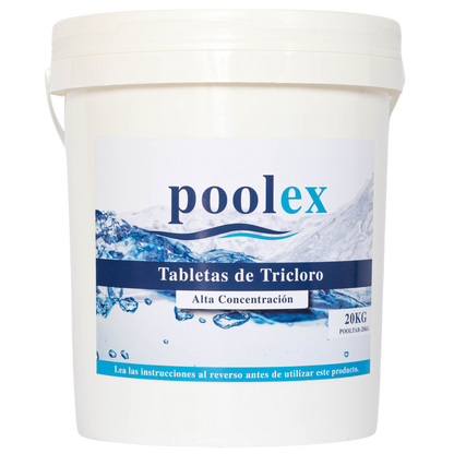 Poolex - Tricloro En Tableta De 3"  - 20 kg
